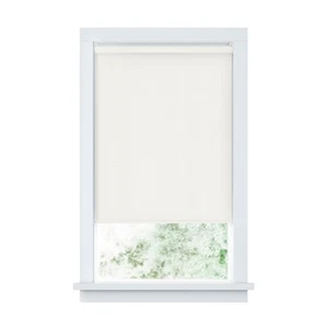 Basics Cordless Fabric Roller Shade, Easy to Install Blackout Shades for Wind... - Picture 1 of 7