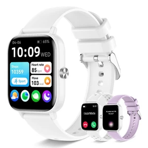 Smartwatch für Damen Herren (Annehmen/Anrufen), Fitnesstracker, 1,83" HD-Bildschirm... - Bild 1 von 9