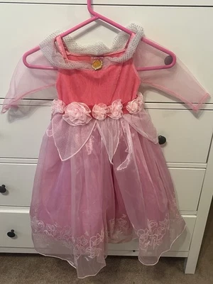 XXS Disfraz de Belleza Durmiente Juvenil con Zapatos y Diadema de Cuervo Foto 1 de 4