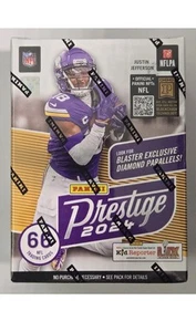 2024 Panini Prestige Football Blaster Box Brand New And Factory Sealed 66 Cards - Picture 1 of 7