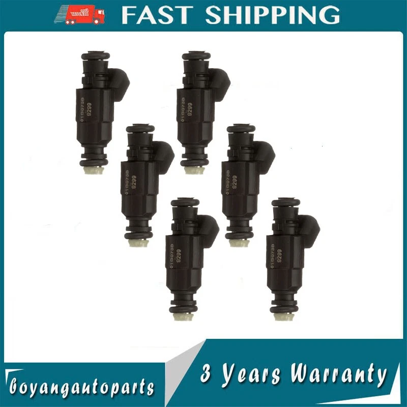 Juego de 6 inyectores de combustible para Buick Rendezvous Cadillac STS 2005 2006 3,6 L V6 FJ703 Foto 1 de 4