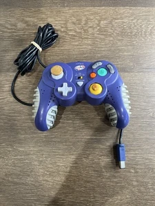 Nyko Air Flo Controller For Nintendo GameCube Purple Air Flow with Fan - Tested! - Picture 1 of 6