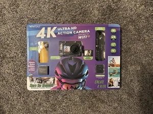 Vivitar 4K Ultra HD Action Camera Kit with Built-in WiFi - New In Box - Picture 1 of 2
