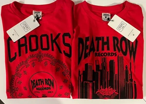 Crooks And Castles Death Row Records T-Shirts Lot of 2 Size Small NWT - Picture 1 of 9
