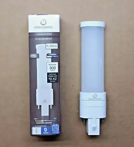 Green Creative 3.5W replaces 9W 2-Pin PL LED Lamp 3500K G23 Hybrid Light Bulb - Picture 1 of 11