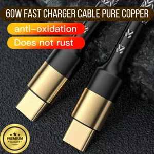 Cavo Caricatore Rapido 60W USB Tipo C per Apple iPhone 15 16 Cavo USB C Intrecciato 1.2M - Foto 1 di 16