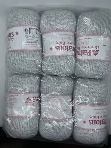 Patons Beehive Baby Sport Yarn. Lot Includes 6 New Skeins Of One Color (BGM) - Picture 1 of 7