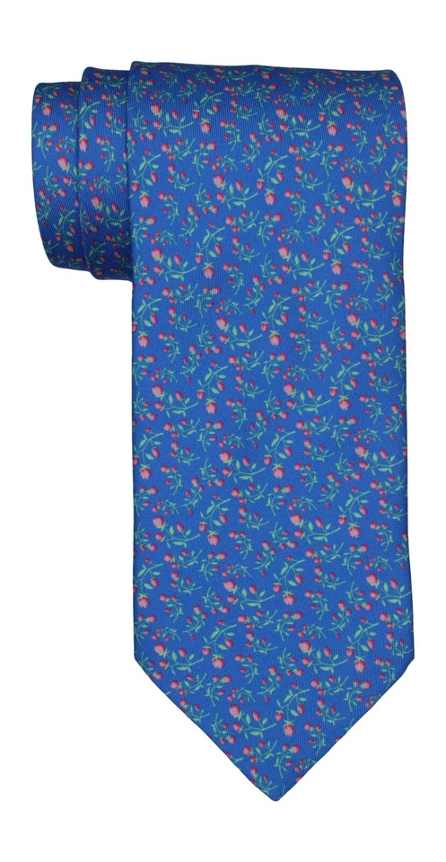 Italo Ferretti Blue Floral Printed Tie - Image 1 of 1