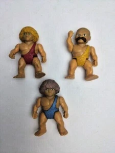 Lot of 3 Vintage Playskool 1987 Definitely Dinosaurs CAVEMAN Action Figures - Picture 1 of 6