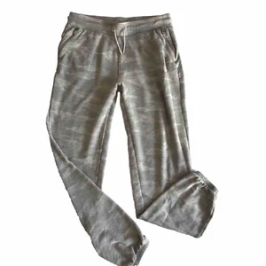 Athleta Girl Sweatpant Joggers Camo Gray Size XXL 16 Zip Pockets Active Sweats - Picture 1 of 7