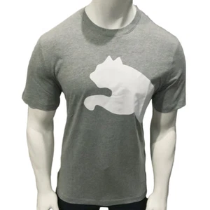 NUEVO CON ETIQUETAS PUMA PRECIO DE VENTA SUGERIDO POR EL FABRICANTE $40.99 CAMISETA OVERSIZE PARA HOMBRE GRIS CUELLO REDONDO MANGA CORTA S XL - Imagen 1 de 5
