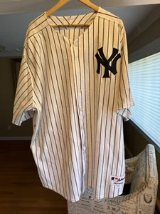Mariano Rivera New York Yankees Inaugural 2009 Authentic Majestic Jersey Size 60 - Picture 1 of 8