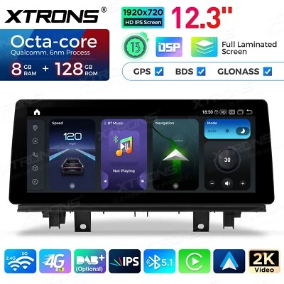 AUTORADIO ANDROID 8/128GB STEREO AUTO BMW X1 F48 2016-2017 WIFI NBT SYSTEM - Immagine 1 di 4