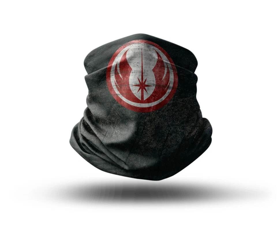 Washable Fabric Face Cover Neck Gaiter Unique Print Jedi Order EU Made - Image 1 of 4