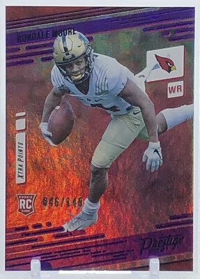💥RONDALE MOORE ROOKIE 2021💥PRESTIGE XTRA POINTS PURPLE💥RC LE #/149🔥 - Image 1 of 2