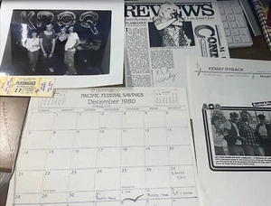 THE PLASMATICS PROMOTIONAL MEMORABILIA AUTOGRAPH WENDY WILLIAMS TICKET RARE - Picture 1 of 6