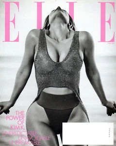ELLE Magazine April 2018 Kim Kardashian Joan Smalls Amber Valletta Lily Aldridge - Imagen 1 de 3