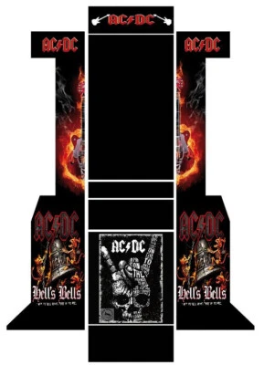 Stickers Dartcab - Jeu de fléchettes - Modèle ACDC - Photo 1/3