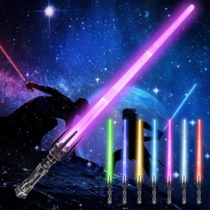 Lightsaber RGB Heavy Dueling Metal Handle Lightsaber Toy 13 Colors Changeable - Picture 1 of 23