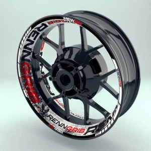 Pegatina de llanta pegatina de borde de llanta motocicleta Racinggrib V3 óptica muchos colores - Imagen 1 de 2