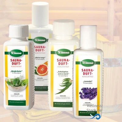 250 ml Finnsa Saunaduft Duft-Konzentrat 36 x Sauna-Aufguss Saunaöl Verdampfer