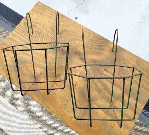 Antique iron wire Garden Baskets Cover