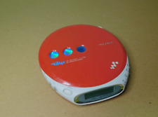 Sony Psyc D-EJ360 CD Player Walkman G Protection CD-R/RW Playback Red TESTED
