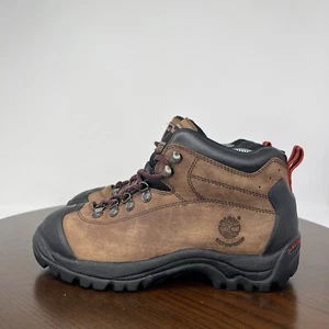 Timberland Combat Boots Men's Size 8M Brown Leather Steel Toe Utility Work 11659 - Picture 1 of 21