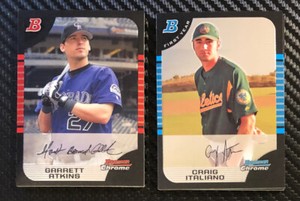 2005 Bowman Chrome Draft Baseball Parallel Cards Lot You Pick