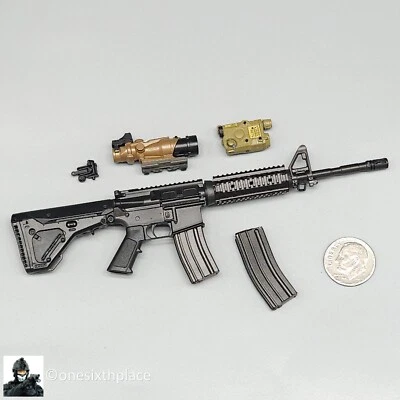 Rifle M4 1:6 Soldier Story piloto del ejército de Estados Unidos tripulación aérea con mira telescópica ACOG para figuras de 12" Foto 1 de 4