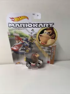 NEW Mattel GRN24 Hot Wheels Mario Kart 1:64 DONKEY KONG Standard *Damaged Box* - Picture 1 of 2