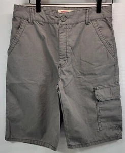Boys Levi's Gray Cargo Shorts - Size 16 Reg W28 - Picture 1 of 8