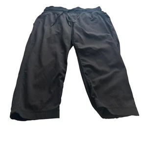 Lululemon Hose Damen Crop Kordelzug Jogginghose schwarz Hose Athleisure Größe 4 - Bild 1 von 7