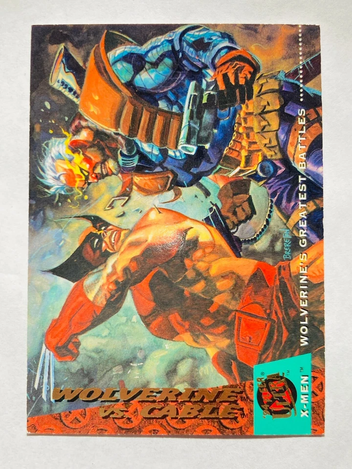 1994 X-men Wolverine vs Cable ' 94 MARVEL Trading Card Gary Ciccarelli #145 F/S - Image 1 of 4