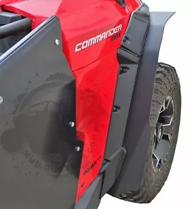 MudBusters Max guardabarros llamaradas para modelos Can-Am Commander XT 2011-2020 - Imagen 1 de 6