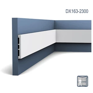 Orac Decor DX163-2300 AXXENT Borde Puerta Suelo-Cable-Pared-Techo-Tira 2,30 m - Imagen 1 de 6