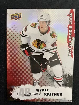 21-22 UD Series 1 Hockey Rookie Class RC-10 Wyatt Kalynuk - Image 1 of 2