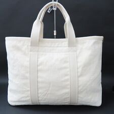BERLUTI Oversize Sponge Scritto Tote Bag Pouch Set Jacquard Cream White 78782