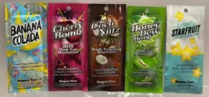 Supre Tan Bronzer Maximizer Indoor Tan Tanning Sample Lotion 5 Packets LOT - Picture 1 of 1