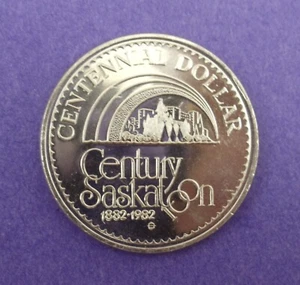 TOKEN - CENTURY SASKATOON 1882-1982, CENTENNIAL DOLLAR BRIDGING 100 YEARS - Bild 1 von 2