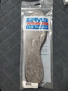 NIP Servus Felt Insoles,Men’s Size 11, #28114 Made in the USA - Picture 1 of 7