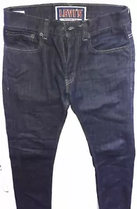 Levi Strauss Vintage Original 511 Dark-Blue Mens Zip Slim Jeans W32 L31.5 - Picture 1 of 6