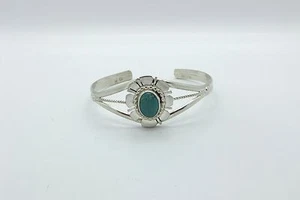 Brazalete abierto/puño vintage indio americano de alrededor de 1950 - Imagen 1 de 3