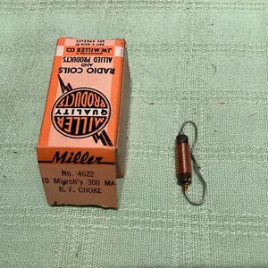 Miller 4622 Iron Core Single Layer RF Choke 10uH 0.11 Ohms 1500mA  - Picture 1 of 3
