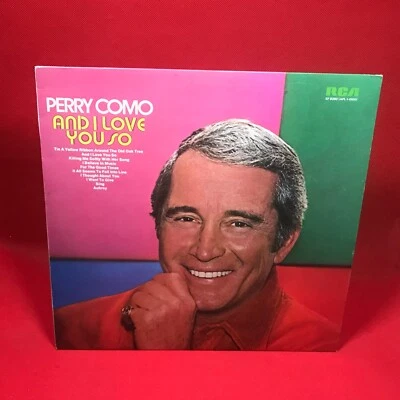 PERRY COMO And I Love You So 1973 UK VINYL LP For the Good Times Chet Atkins ** - Image 1 of 4