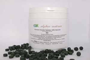500g Can Premium Chlorella Tablets - Tablets without Additives - Analysiert - Picture 1 of 2