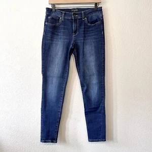 Banana Republic Factory Damen 28 Mid Rise Skinny Jeans Medium-Dark Wash Blau - Bild 1 von 8
