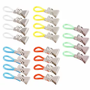 Tea Towel Hanging Clips Clip on Hooks Loops Hand Face Kitchen Towel Hangers UK - Picture 1 of 36