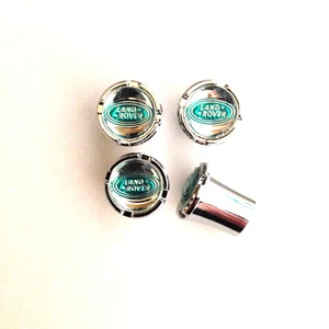 Land Rover Chrome Valve Stem Caps - Picture 1 of 2