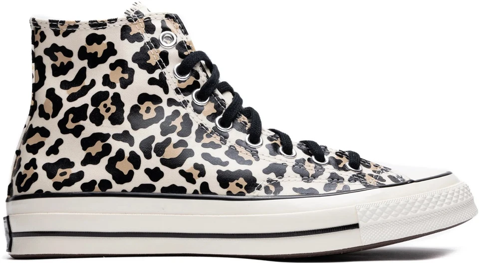 Size 9 - Converse Chuck 70 High Glow-In-The-Dark Leopard Print